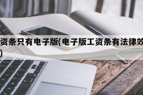 工资条只有电子版(电子版工资条有法律效力吗)